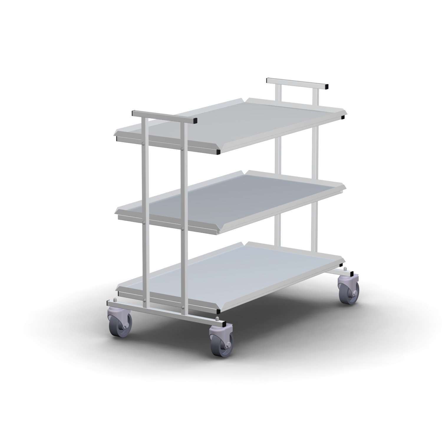 Візок медичний ТКСК для перевезення біксів ТМ Омега